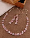 Party Wear Ad diamond Necklace set 1 Wholesale Price In Surat
 